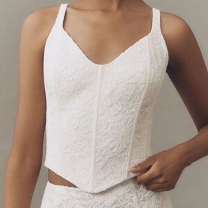 Mare Mare Lace Corset Tank & Mini Skirt Set